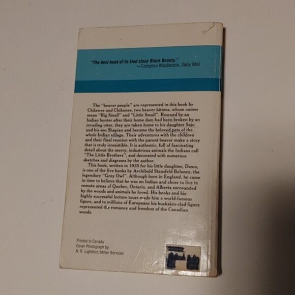 3/$13 Sajo and the Beaver People by Grey Owl children novel paperback - Picture 5 of 6